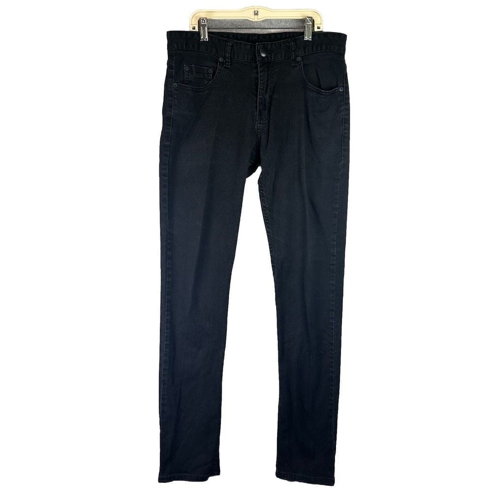 BOY LONDON Black Denim Boy Ski Skinny Punk Goth Jeans Streetwear Men's Sz 34x32