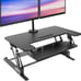 Mount-It! MI-7934 Sit-Stand Desk Converter with Dual Monitor Mount in Black