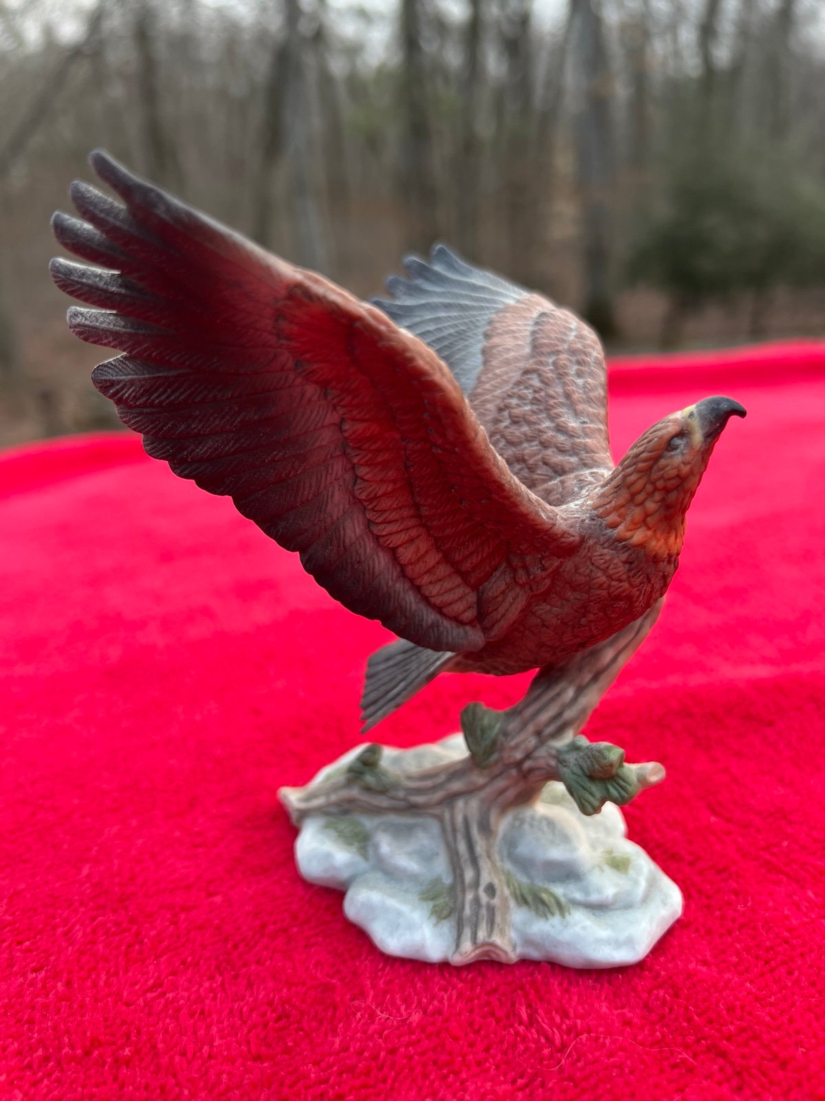 Vintage 1994 Lenox “Golden Sentinel” Eagle Bird Fine Porcelain Figurine