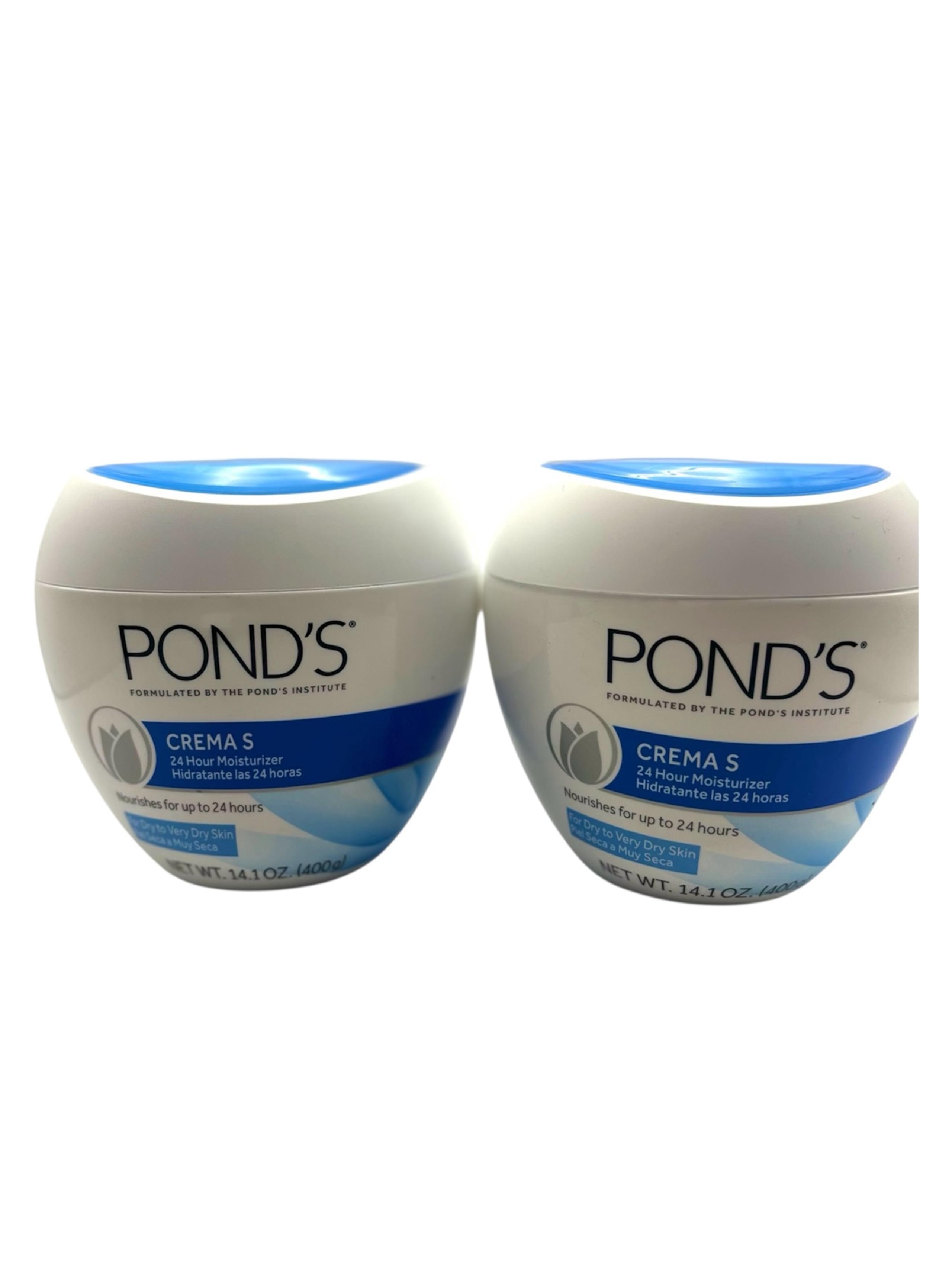 2 Pack Pond’s Crema S Face Moisturizer Cream, Facial Moisturizer