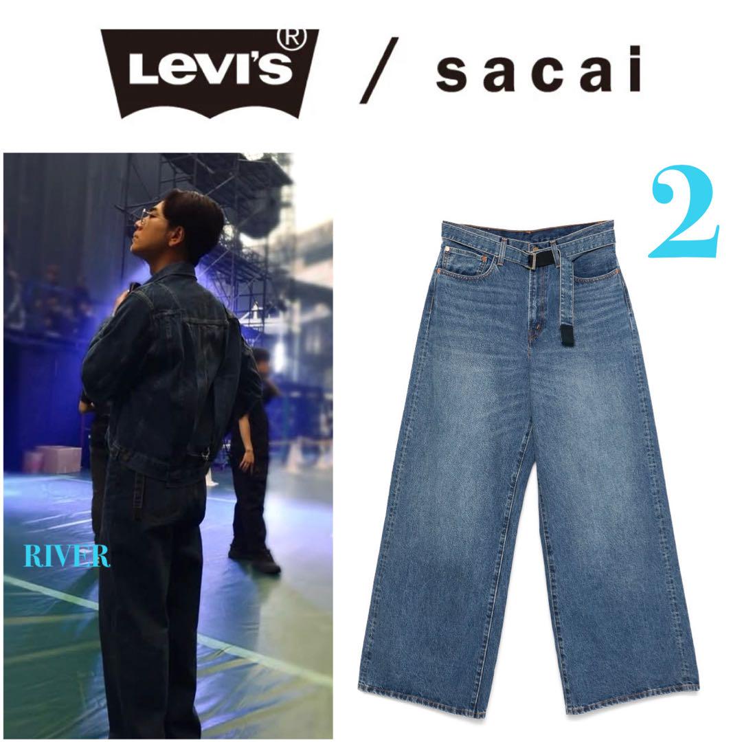 パンツ sacai x Levi's DENIM PANTS 2 / W32 L32 Levi's® x sacai】DENIM PANTS 2 / W32 L32 straight leg