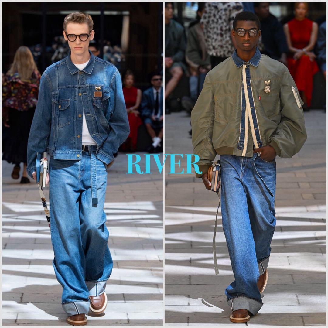 パンツ sacai x Levi's DENIM PANTS 2 / W32 L32 Levi's® x sacai】DENIM PANTS 2 / W32 L32 straight leg