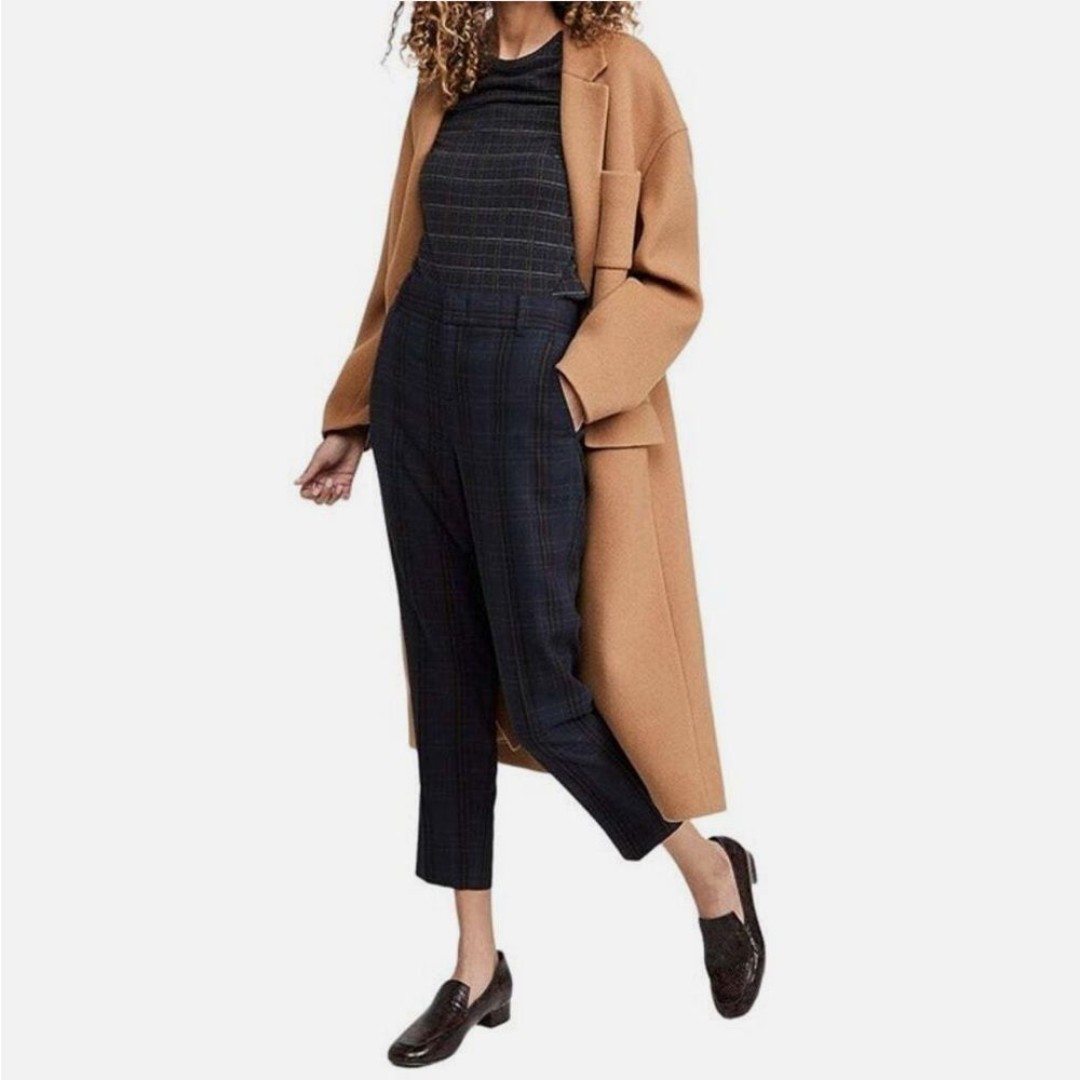 Vince Women's Soft Modern Plaid Tapered Trouser Pants