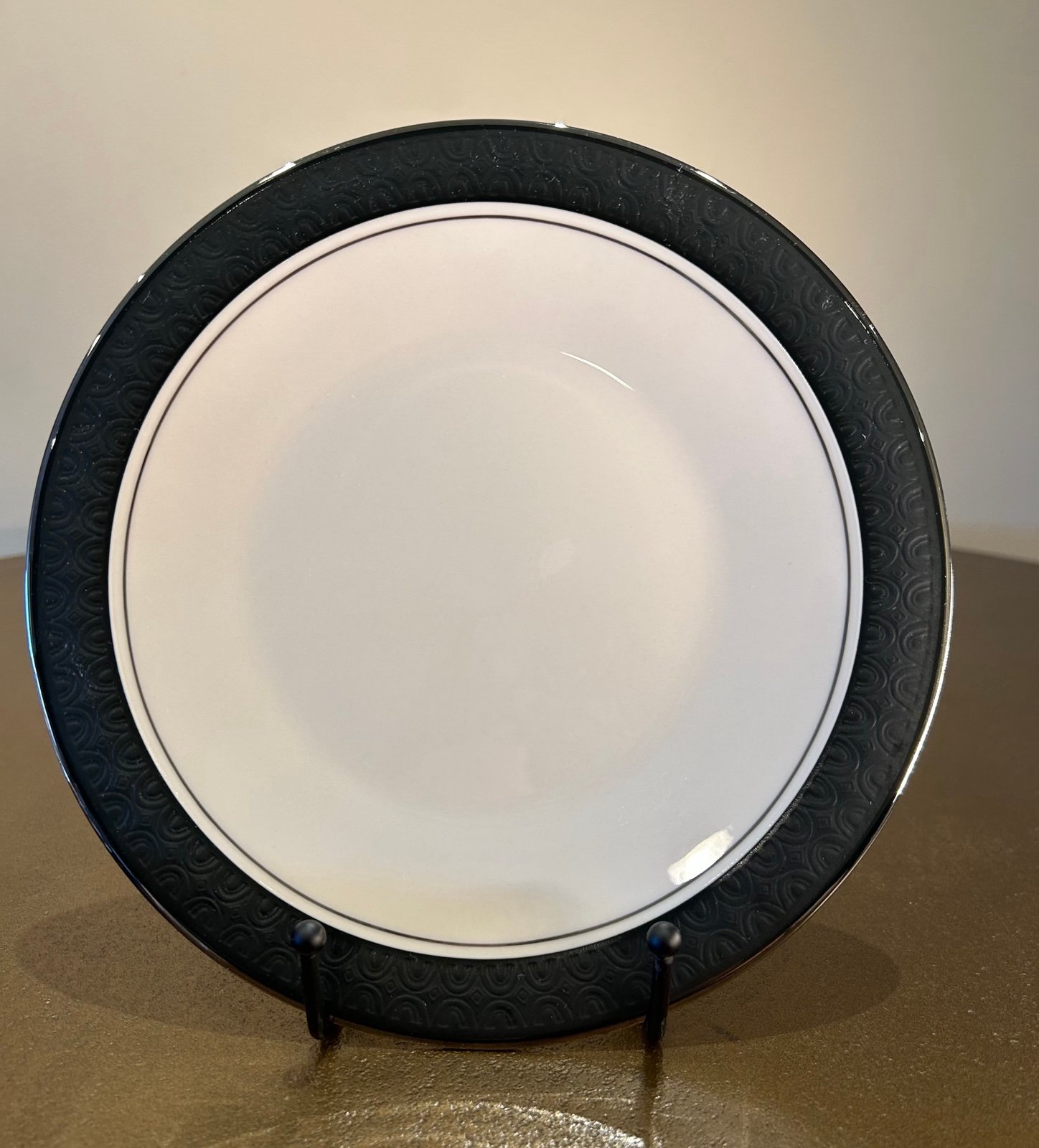 Vtg FRANCISCAN Masterpiece MIDNIGHT MIST 8-1/4 Salad Plate, Set Of 6