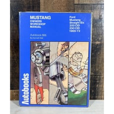 MUSTANG Owners Workshop Manual 1965-72 Straight Six Autobooks 866 Hardcover 1973