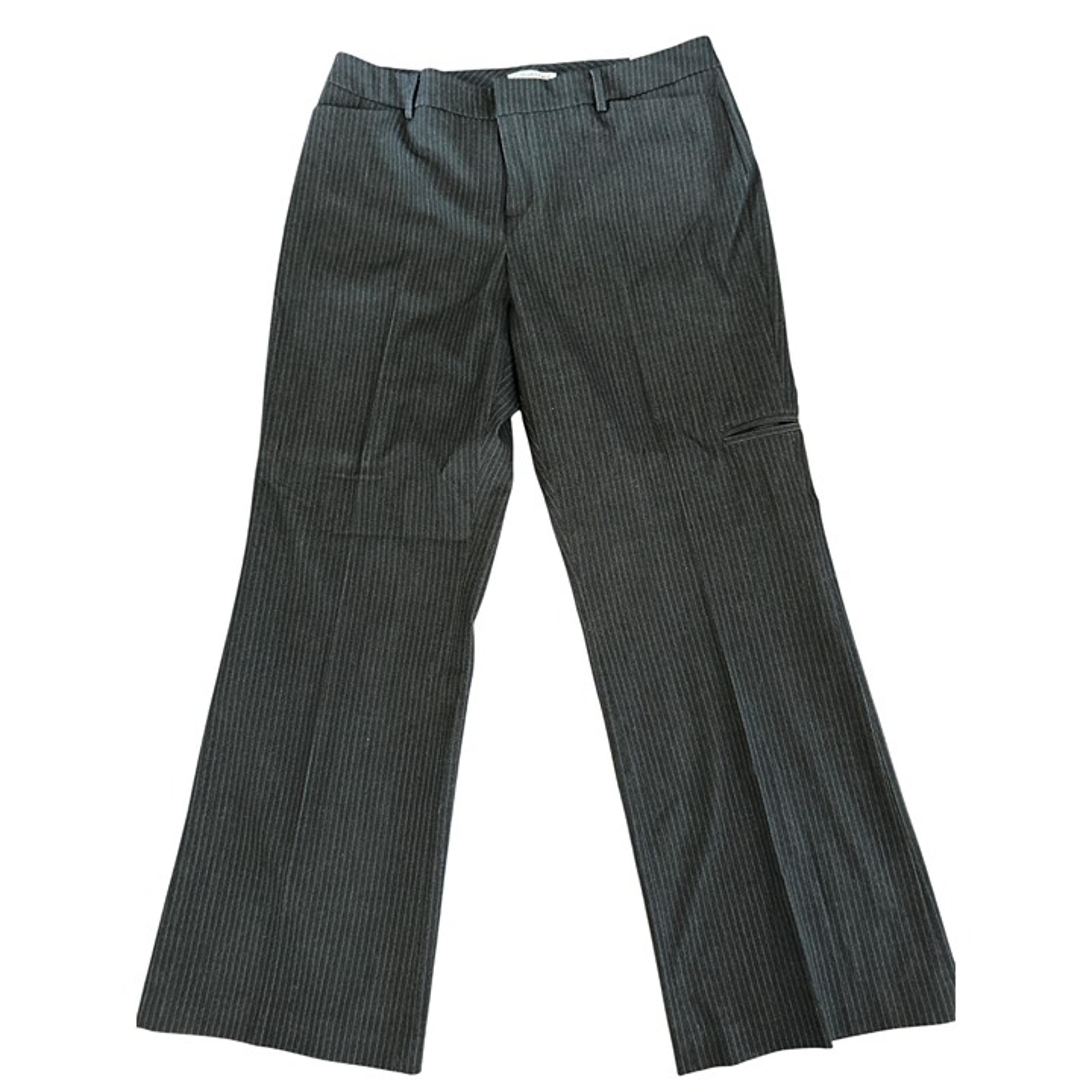 NWT Coldwater Creek Gray Pinstripe Bootcut Trouser Pants Size 14