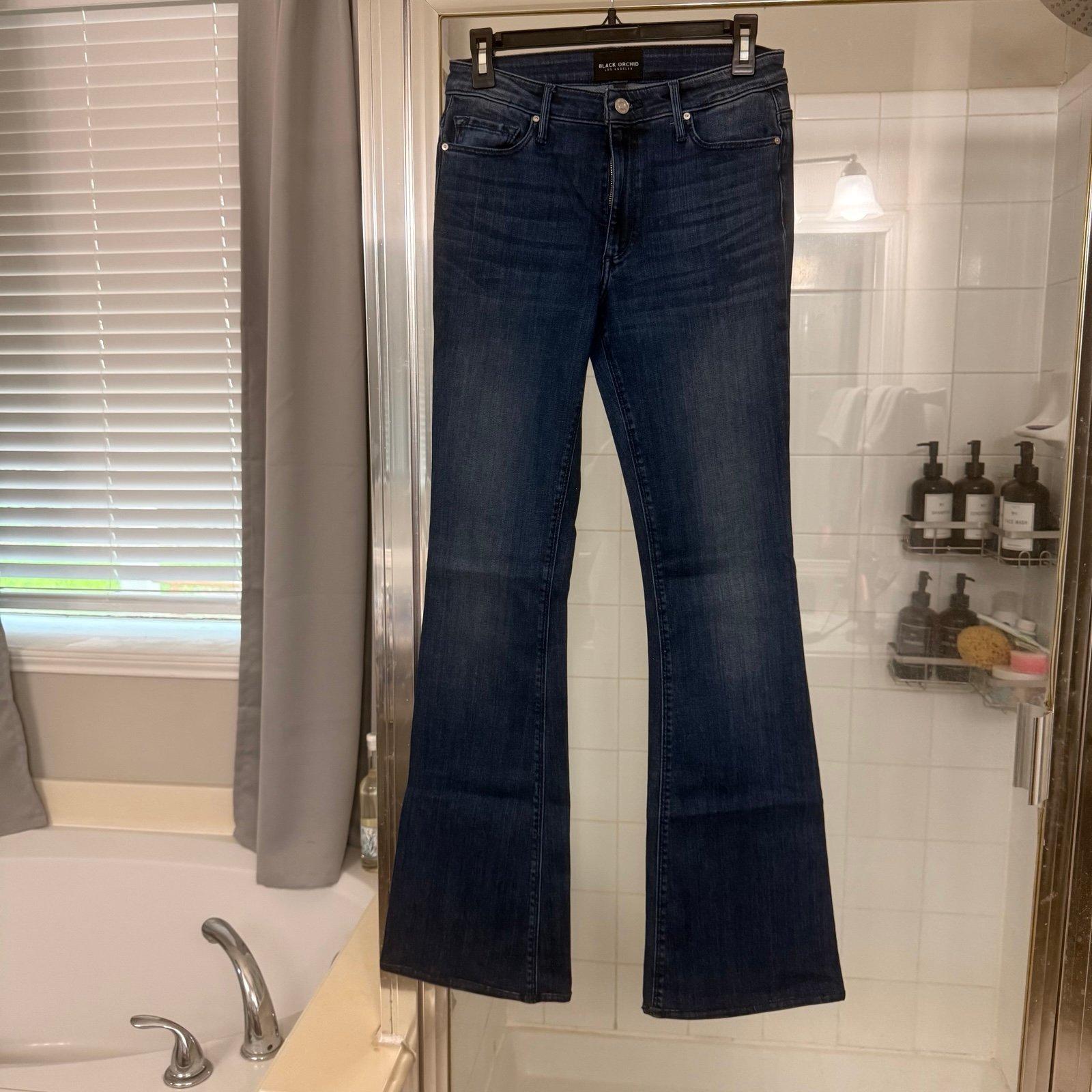 Black Orchid Women's Flare Blue Jeans Size 28