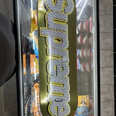 Supreme Bling Box Logo Skateboard SS 22