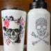 Hydrapeak Skull/Floral Drink Set of 2