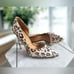 L.A.M.B. Camryn II Leopard Print platform D' Orsay Pumps Size 8