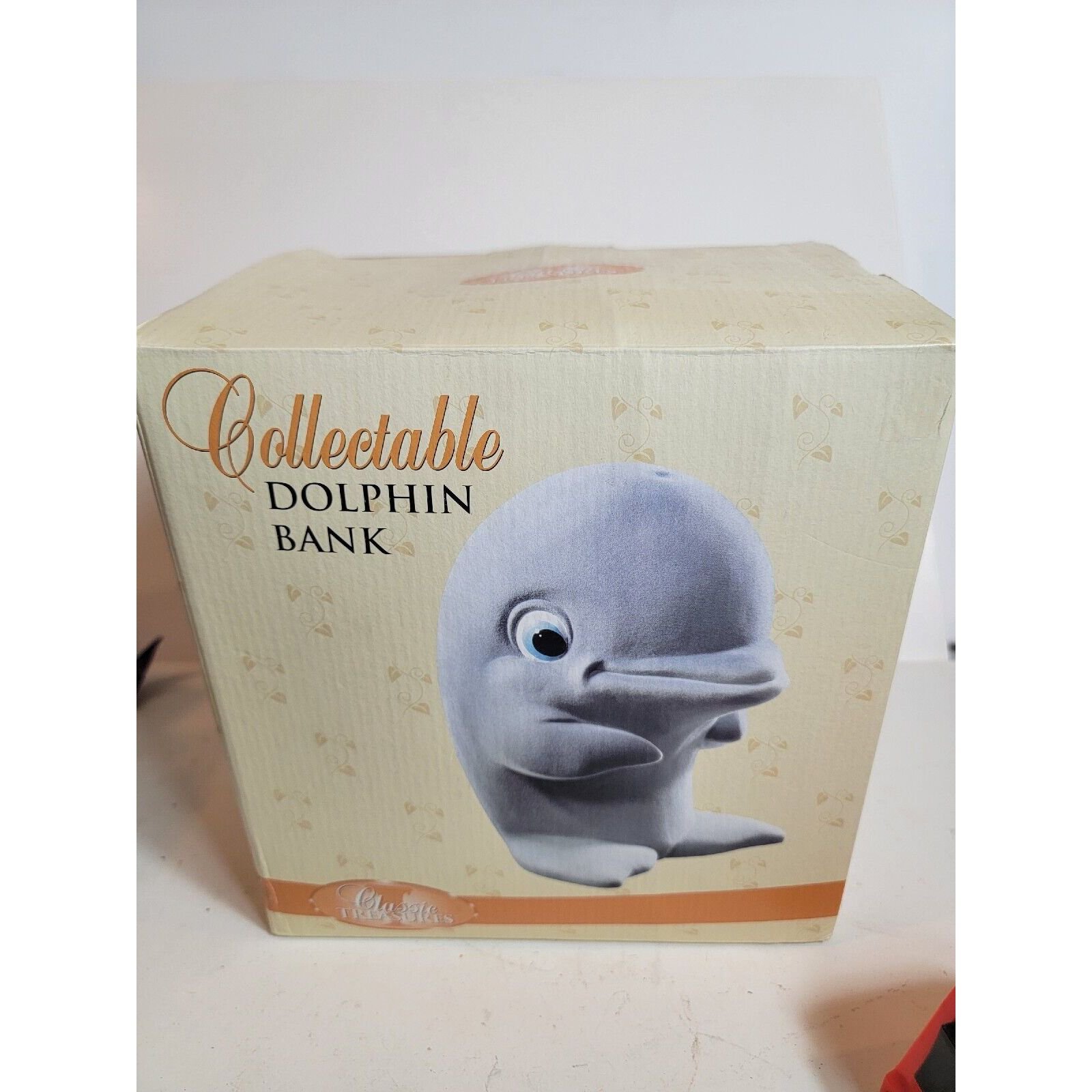 Collectible Dolphin Coin Bank Classic Treasures In Original Box