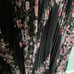 NWT Marchesa Notte Pleated Floral-Print Chiffon Dress