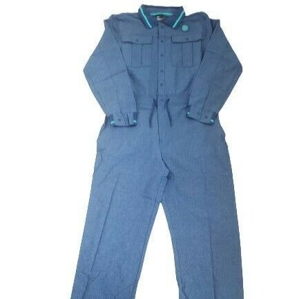 Nike Men's Woven Overalls Miami 305 Blue Boiler Suit CD4266-414 Size Large