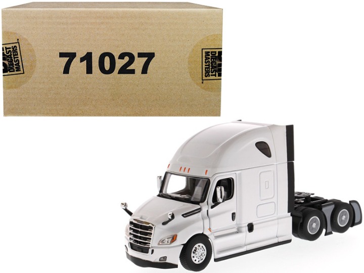Freightliner New Cascadia Sleeper Cab Truck Tractor Pearl White 1/50 Diecast