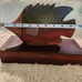 Hand-Carved Wooden Fish Sculpture