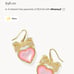 NEW Kendra Scott Haisley Heart Earrings Mother-of-Pearl plus necklace