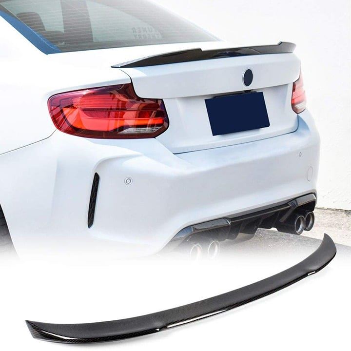 2014-2020 For BMW 2 Series F22 Coupe Rear Spoiler PG PSM Style Gloss Black Wing
