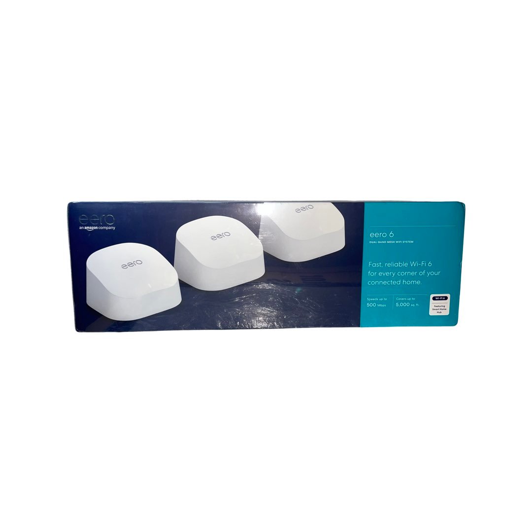 Eero 6 Dual Band Mesh Wi-Fi Router System 3-Pack