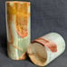 Lot of 2 Marble Onyx Candle Tea Light Holders