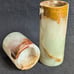 Lot of 2 Marble Onyx Candle Tea Light Holders