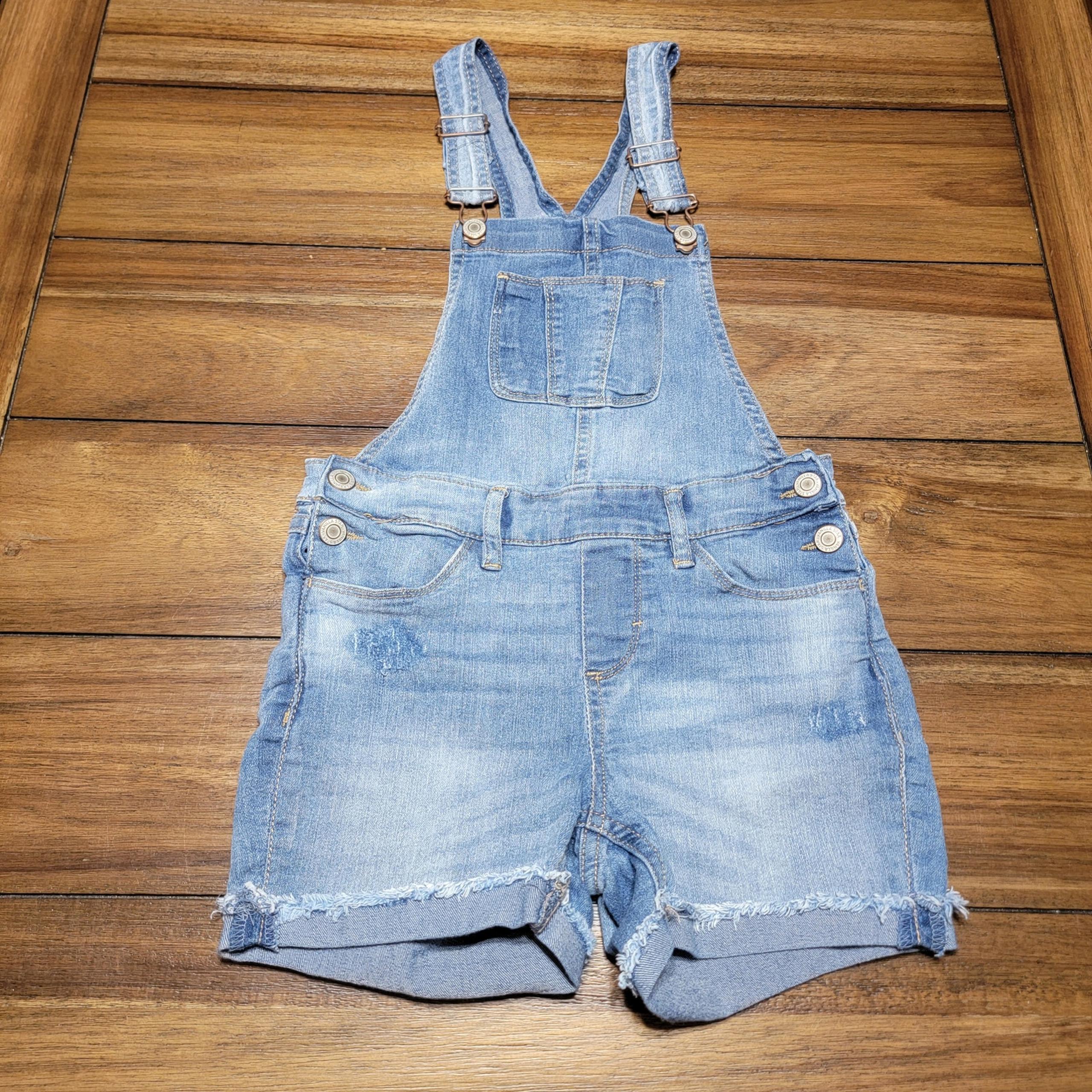Vanilla Star Girls Denim Shortalls - Size 8