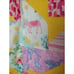 Unicorn Rainbow Flowers Heart Quilted Girls Lap Quilt Size 37.5 X 41