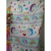 Unicorn Rainbow Flowers Heart Quilted Girls Lap Quilt Size 37.5 X 41