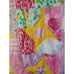 Unicorn Rainbow Flowers Heart Quilted Girls Lap Quilt Size 37.5 X 41