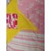 Unicorn Rainbow Flowers Heart Quilted Girls Lap Quilt Size 37.5 X 41
