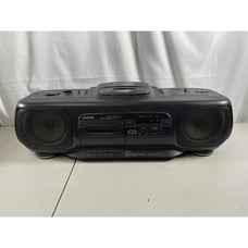 Sanyo MCD-Z11 CD Tape Cassette AM/FM Radio Boom Box Portable Player Work READ