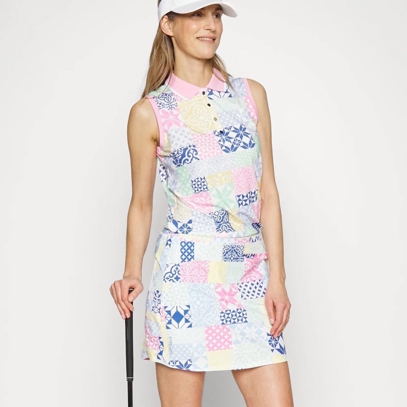 Ralph Lauren Golf RLX Sleeveless Polo Shirt and Skort Set. Size Large NEW