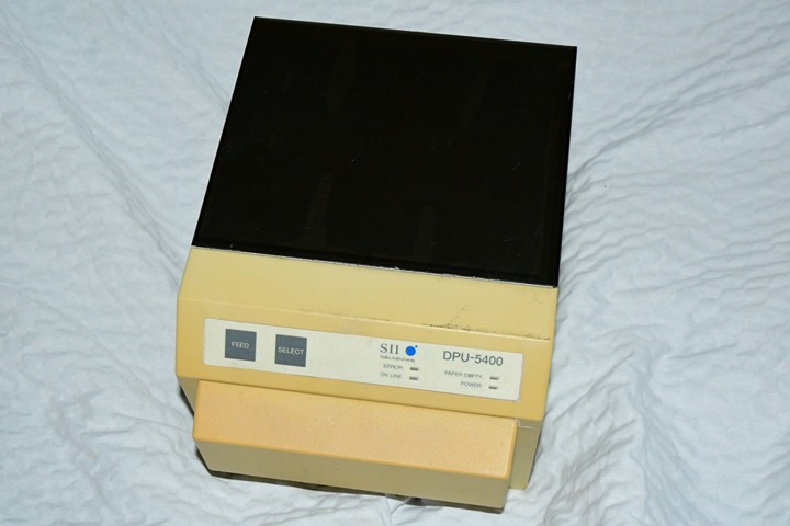 Seiko SII DPU-5400 Series DPU-5442 DPU-5442-0B POS PRINTER NO PLUG RARE 517a1