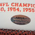 NFL Cleveland Browns Ozzie Newsome autographed football