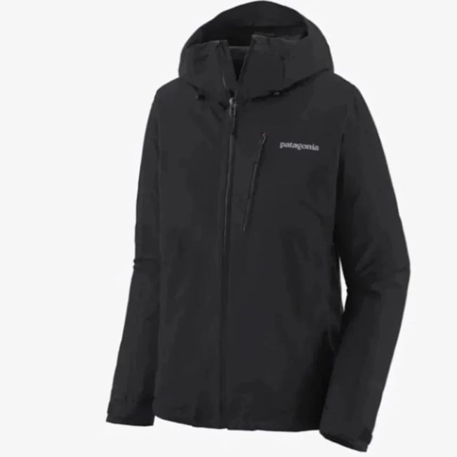 Patagonia womens calcite black jacket
