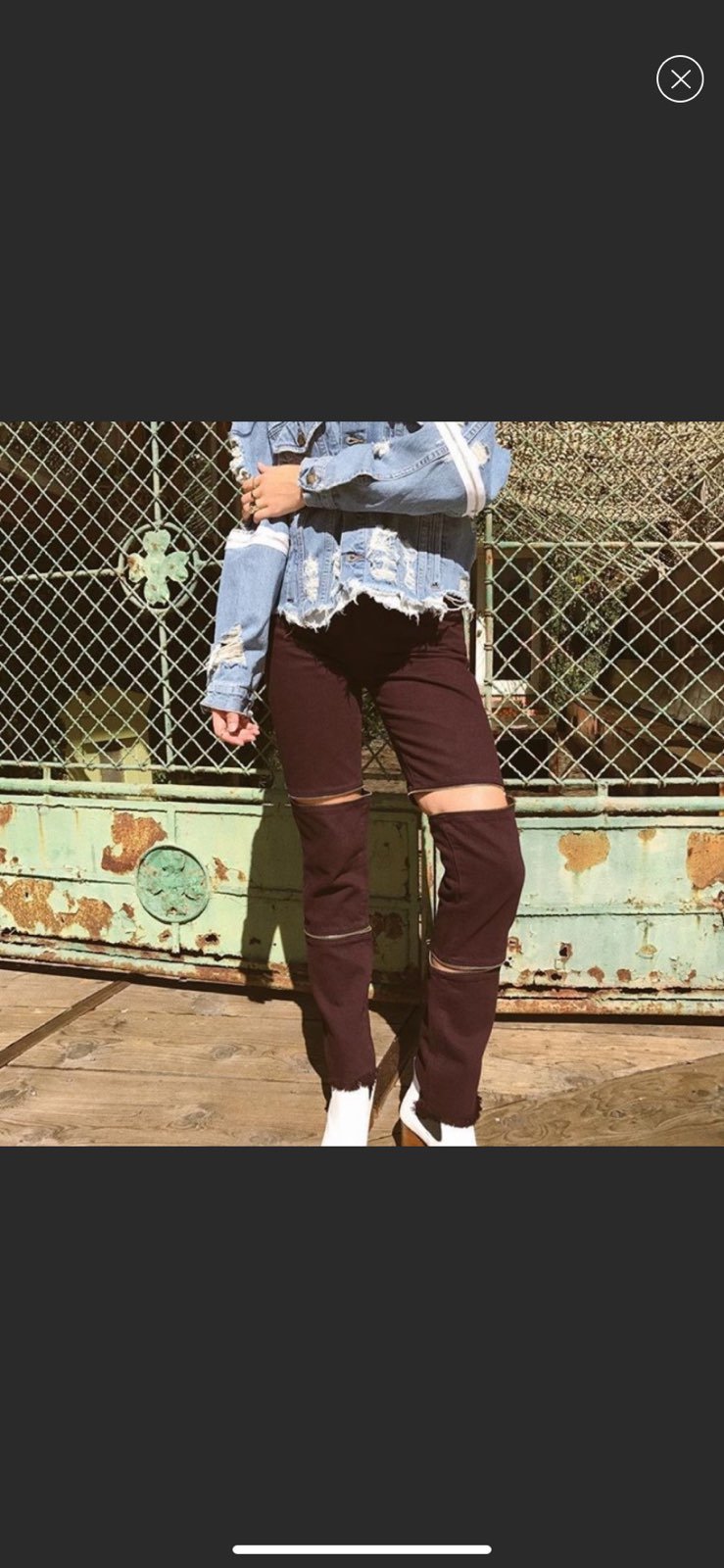 Carmar Juliet Zipper Jeans