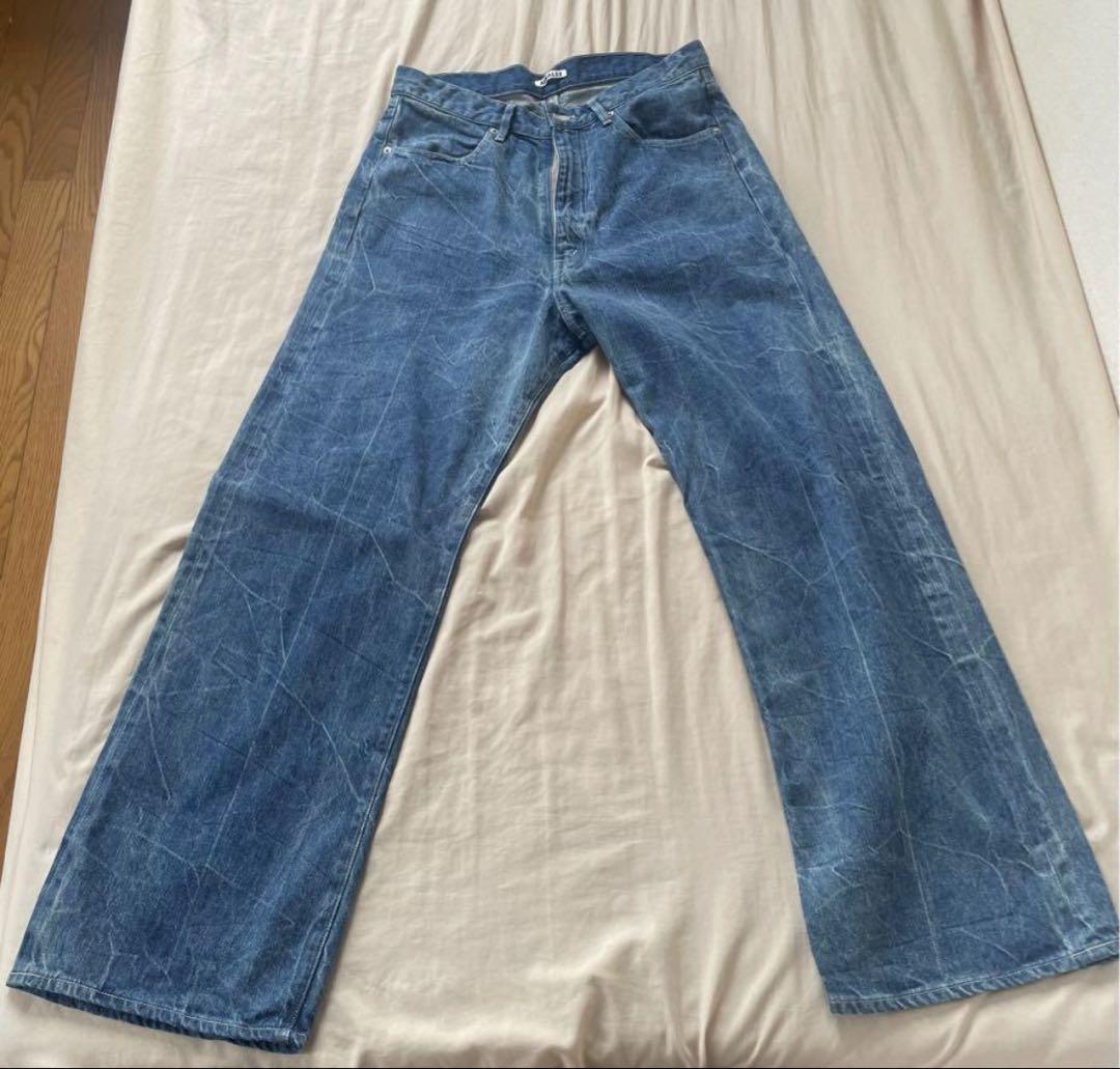 Selvedge Faded Light Denim Pants – La Garçonne