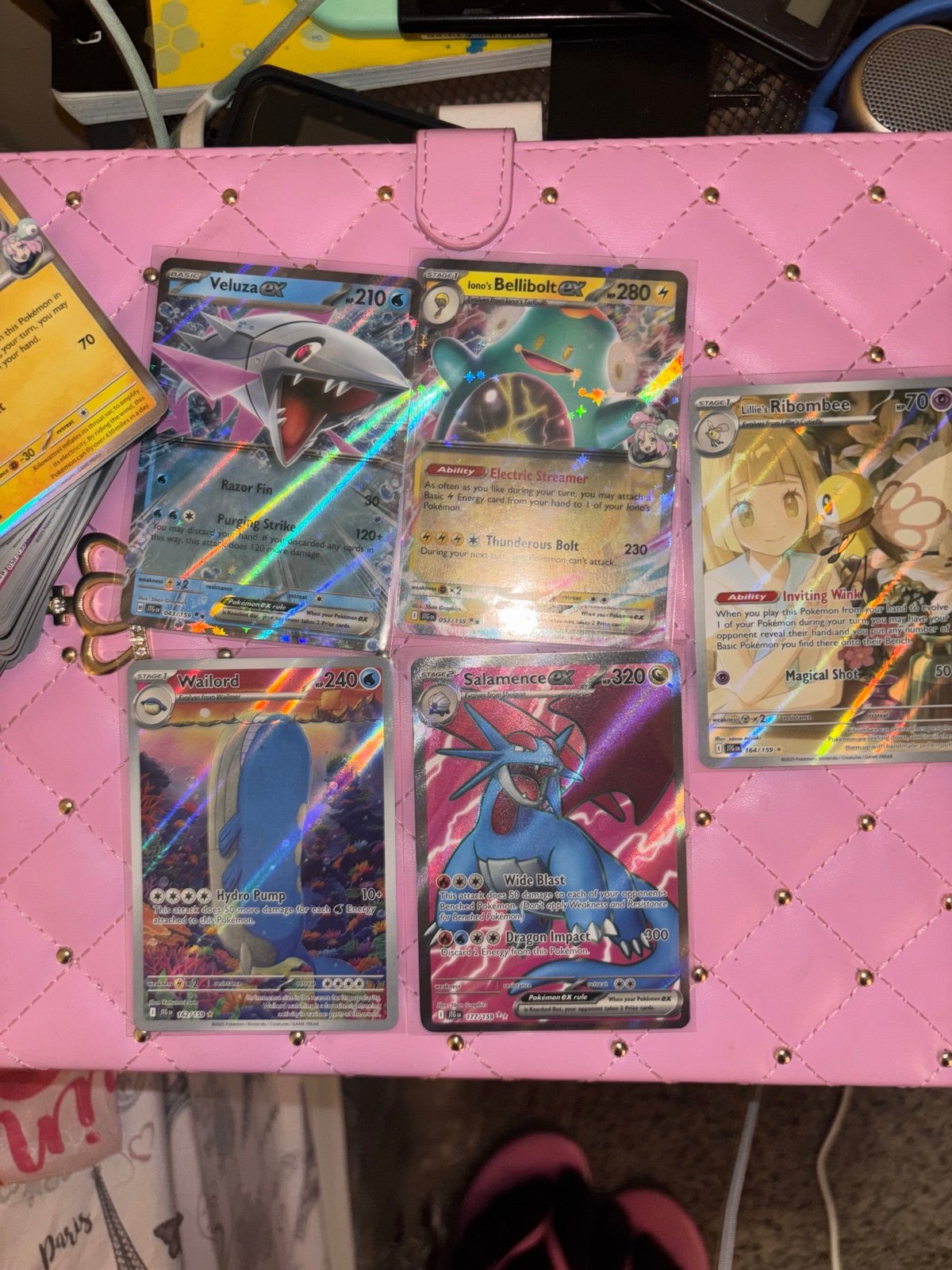 Pokemon cards 5 chase singles + (a pile of bulk *holos included*)