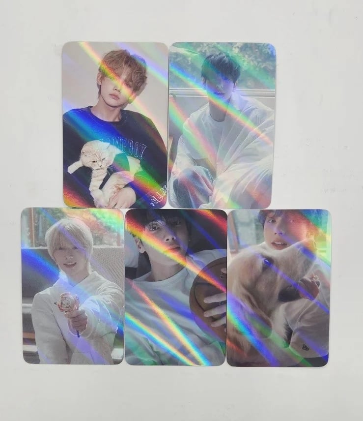 txt sanctuary holo makestar pob photocard ot5 set