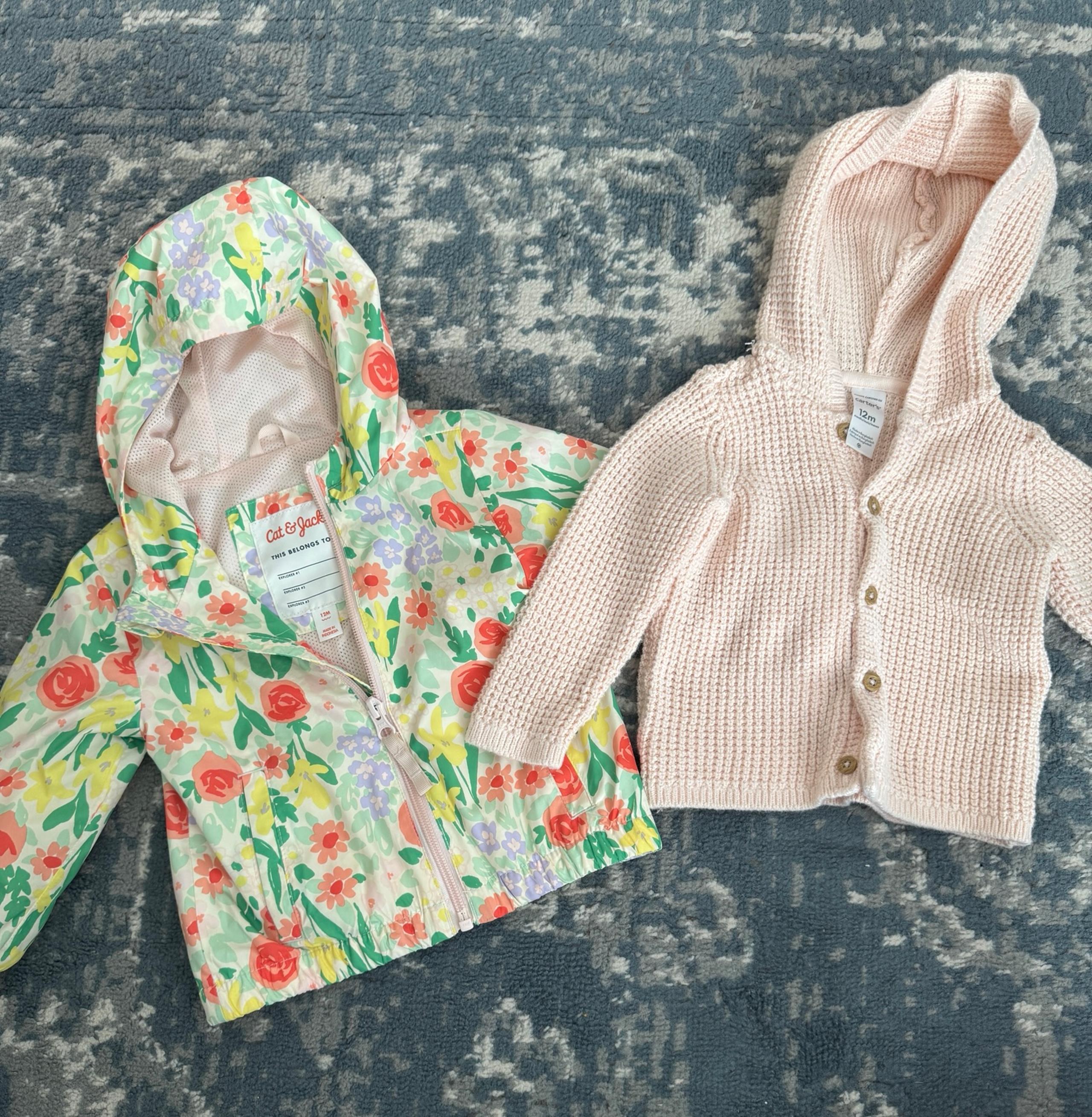 Baby girl 9-12 month fall jacket bundle - Carter's