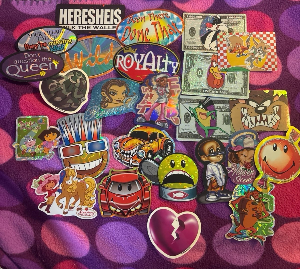 Vintage gumball/vending machine stickers READ