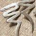 Vintage Sterling Silver TAXCO Mexico Earrings & Brooch Jewelry Set Swirl Zig Zag