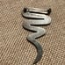 Vintage Sterling Silver TAXCO Mexico Earrings & Brooch Jewelry Set Swirl Zig Zag