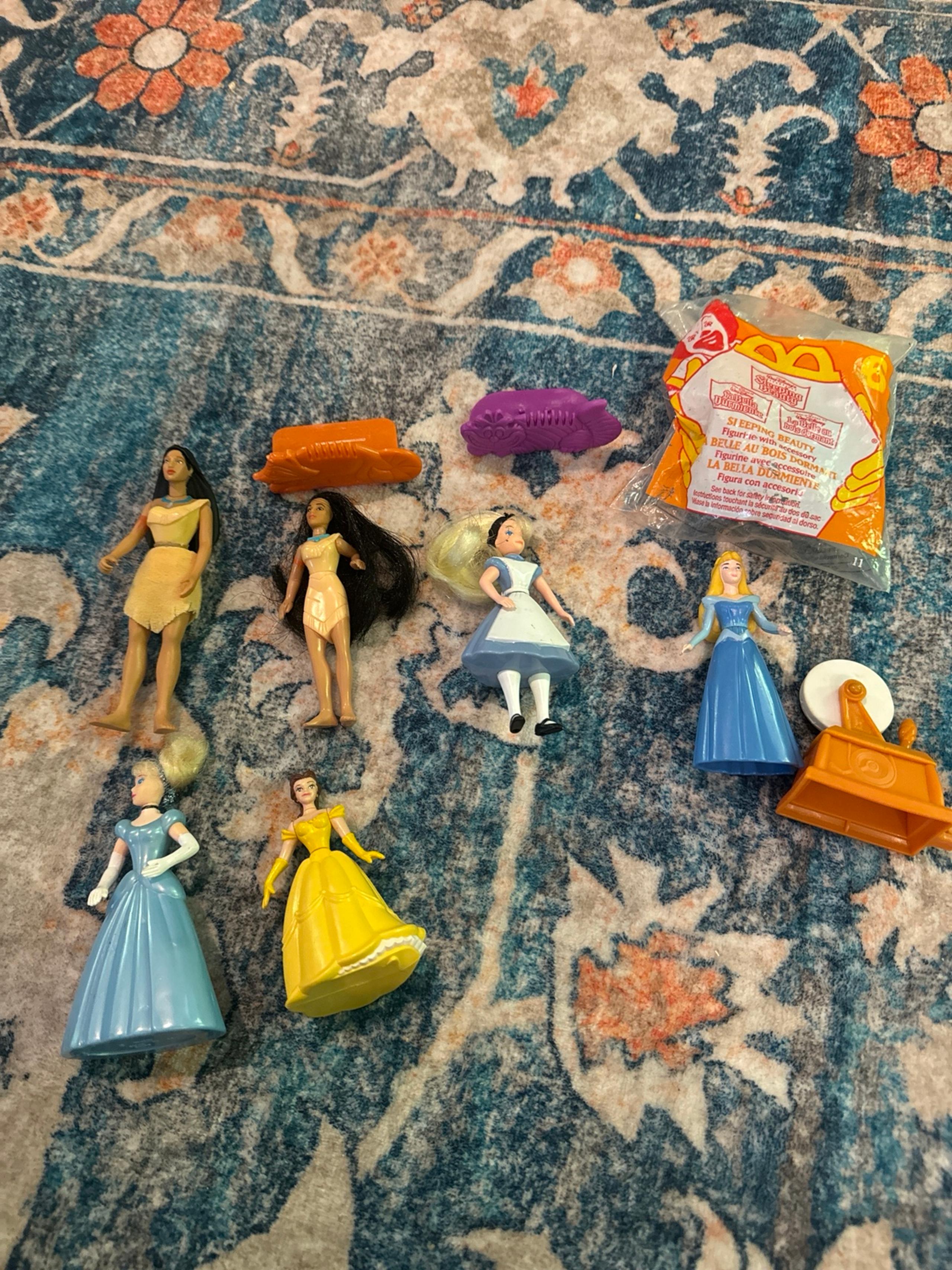 Vintage Disney Princess Happy Meal Toys