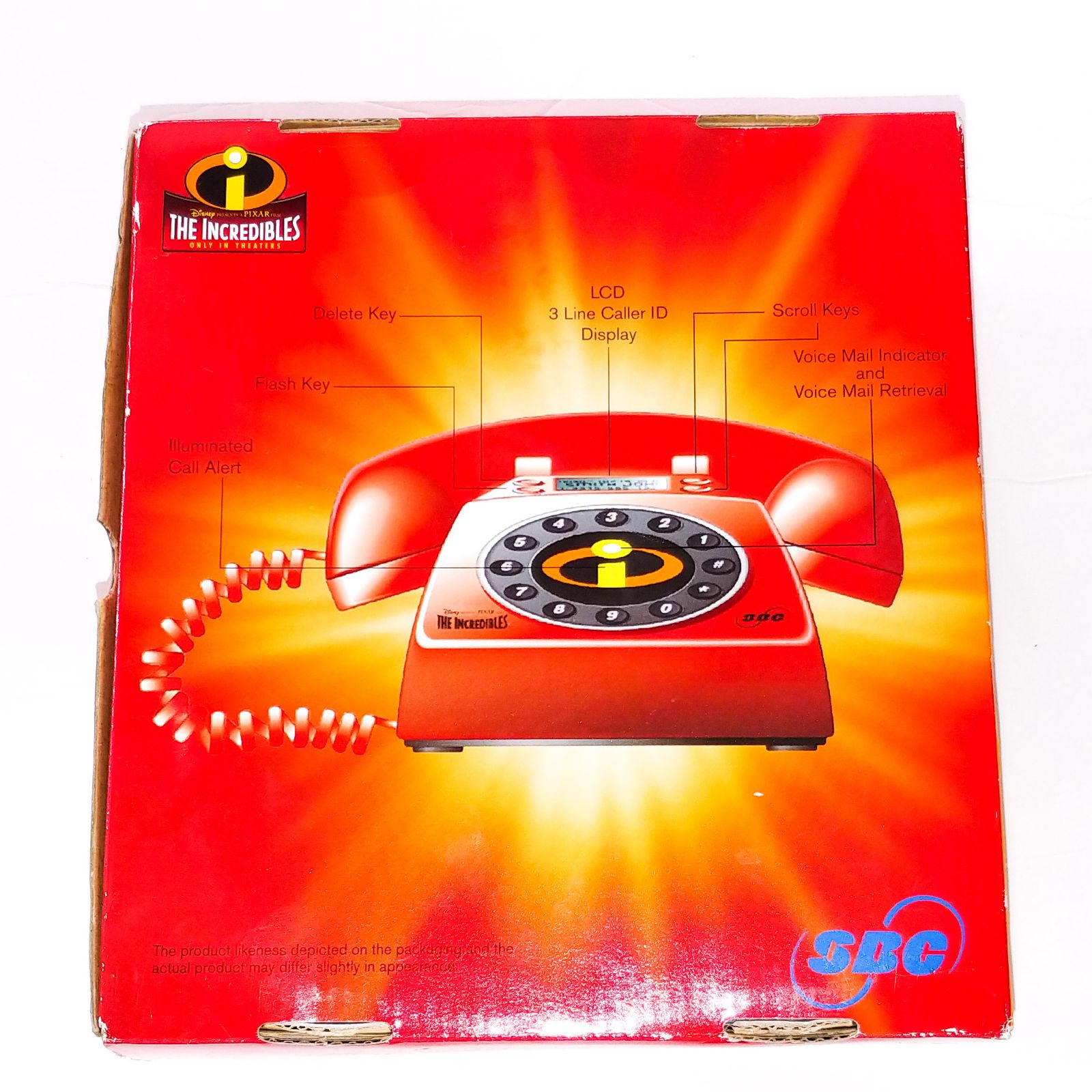 Disney Pixar The Incredibles SBC Red Col