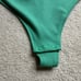 House of Harlow 1960: Green Ribbed Tank Bodysuit