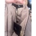 Ryu Pleated Asymmetrical Dress Womens M NWT Taupe Color Mod Cloth