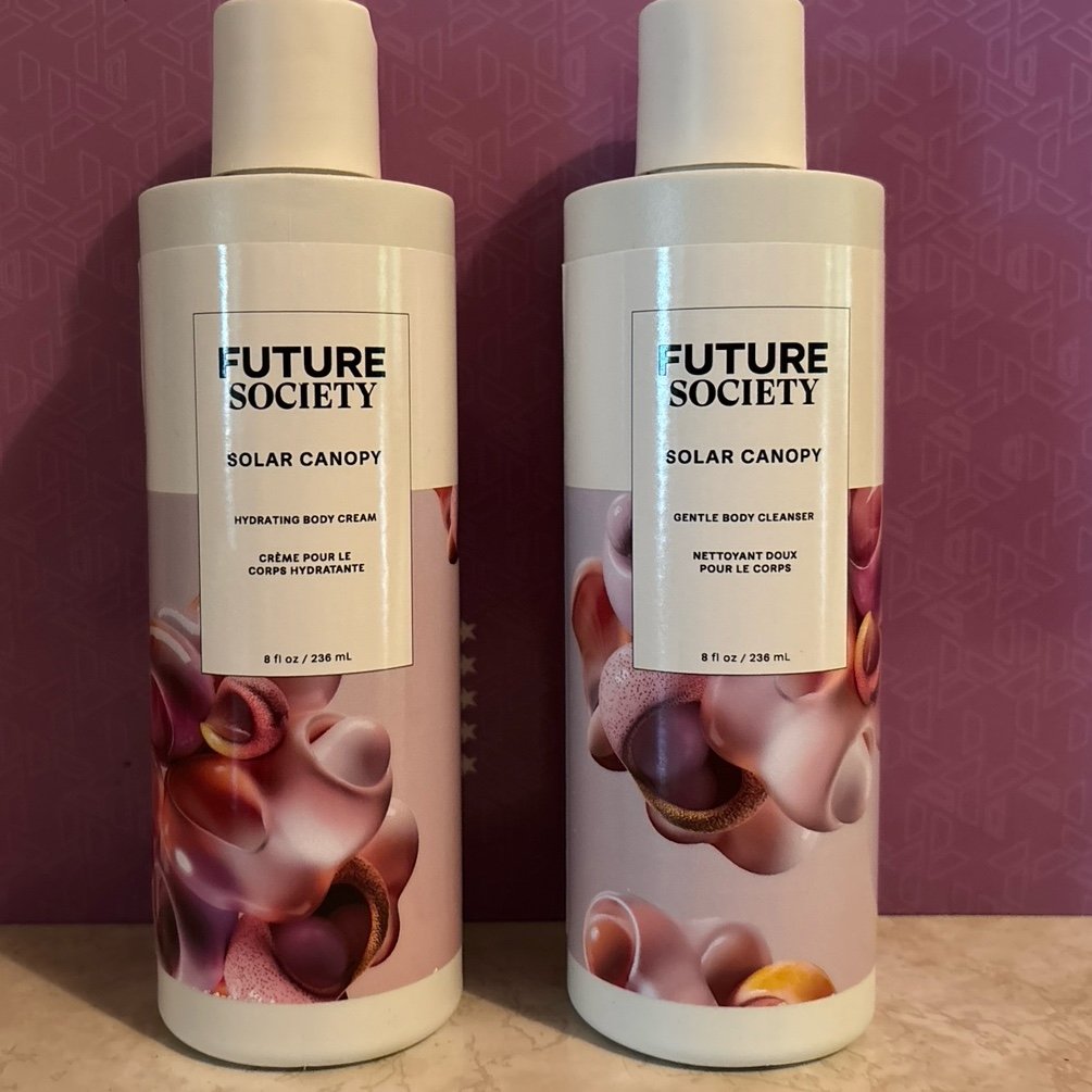 Future Society Solar Canopy Luxurious Body Cream and Gentle Body Cleanser