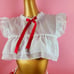 Babydoll Ruffle Trim Mesh Set