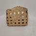 Hand Crafted Baskets (2)(One 10.25 T x 5 W x 4 D) (One 6.75 T x 5 W x 3 D)
