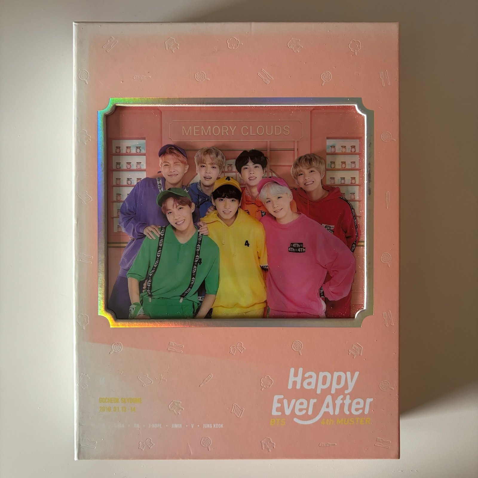 bts 4th muster dvd set (please read description)
